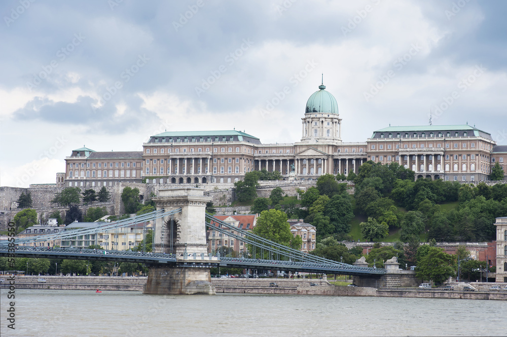Budapest Castle and Chain bridge
