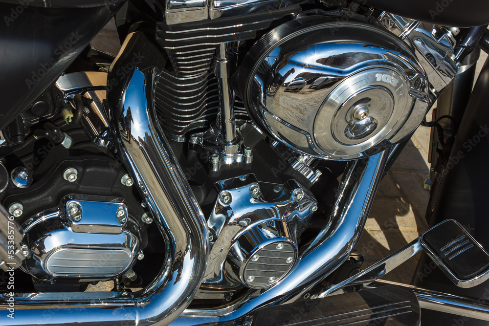 shiny nickel plated metal mechanism the motorcycle shiny nickel plated metal mechanism the motorcycle