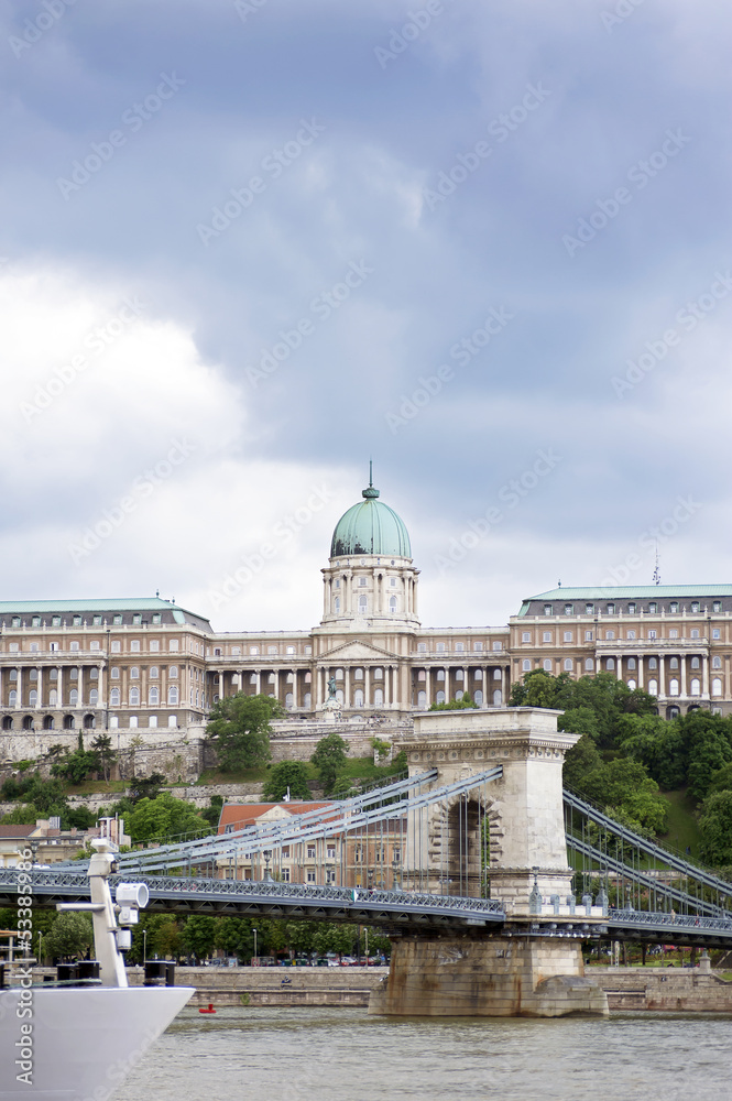 Budapest Castle and Chain bridge
