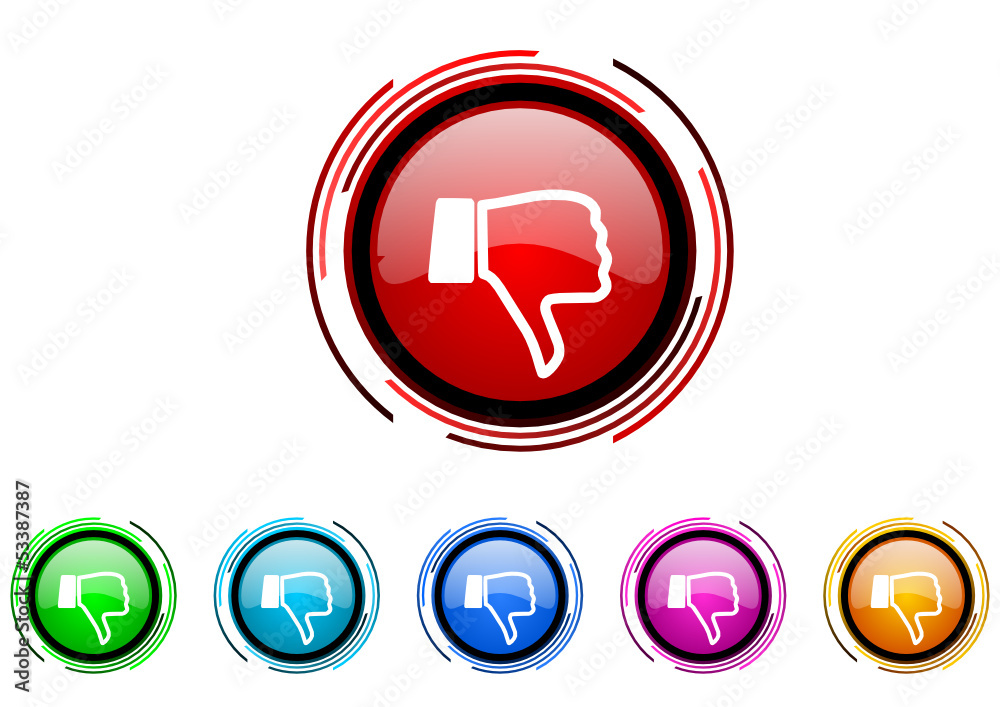 start vector glossy web icon set