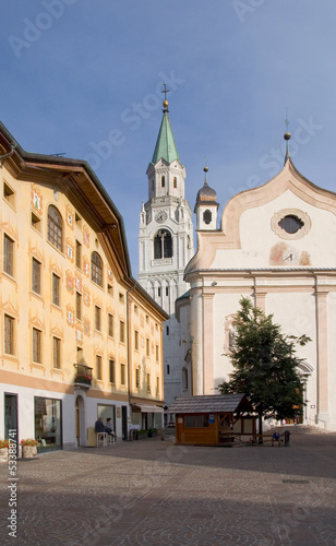 Kirche in Cortina d´Ampezzo - Dolomiten - Alpen