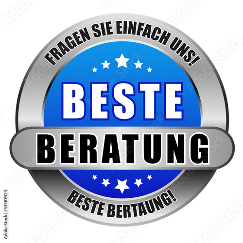 5 Star Button blau hell BESTE BERATUNG FSEIU BB