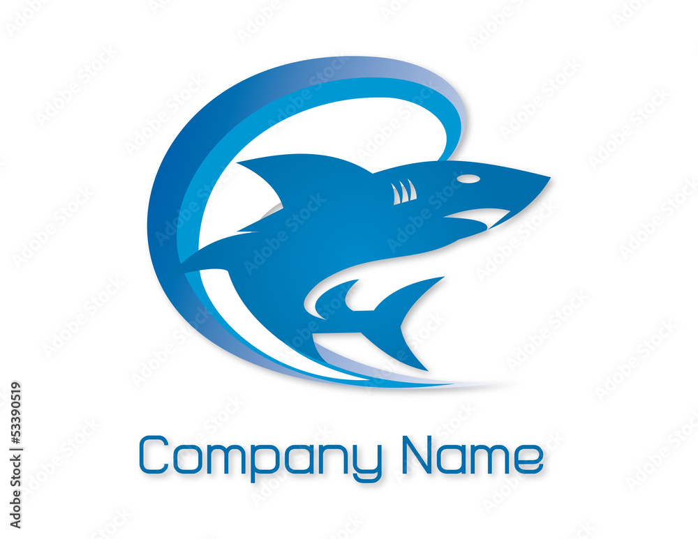 blue shark logo blue shark logo