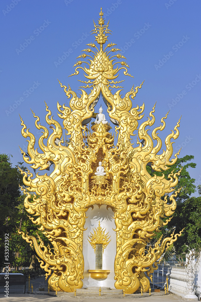 Wat Rong Khun in Chiang Rai, Thailand.