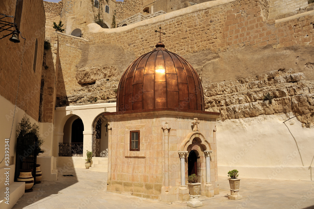 Fototapeta premium Saint Sabbas shrine.