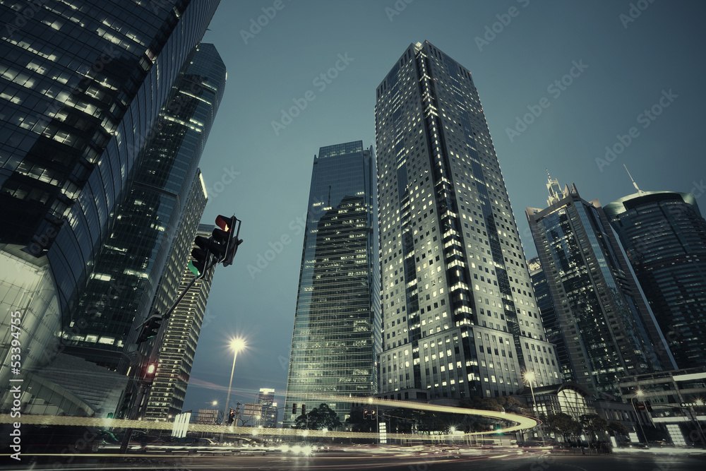 Naklejka premium Ulica scena wieka aleja w Shanghai, Chiny.