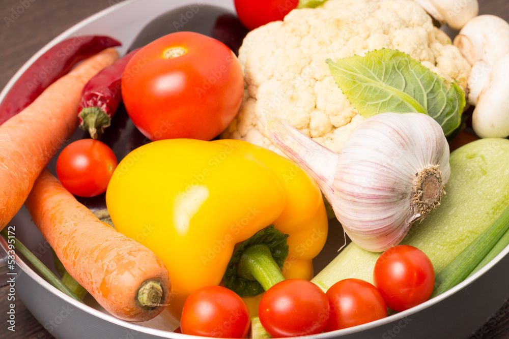 Fresh Vegetables in a pot Fresh Vegetables in a pot