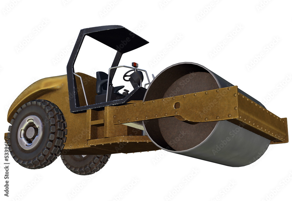 Naklejka premium Road roller