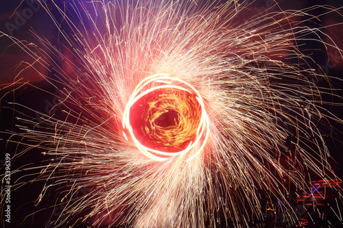 Painting with sparks