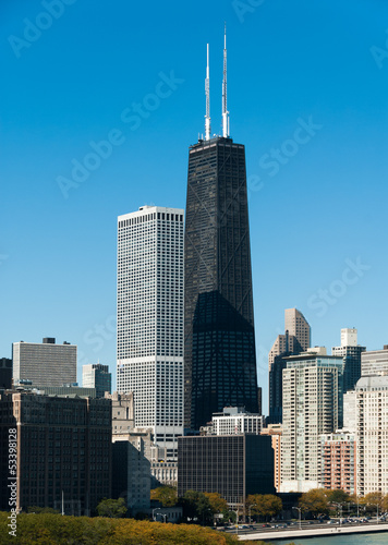 Hancock Building and Chicago Skyline