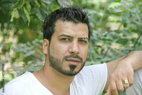 Portrait of a young Arab