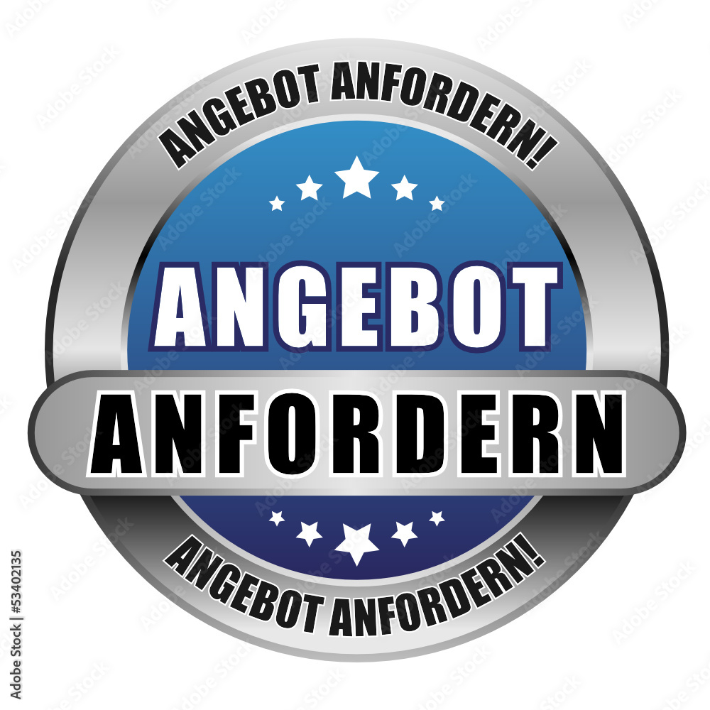 5 Star Button blau ANGEBOT ANFORDERN DTO DTO 5 Star Button blau ANGEBOT ANFORDERN DTO DTO