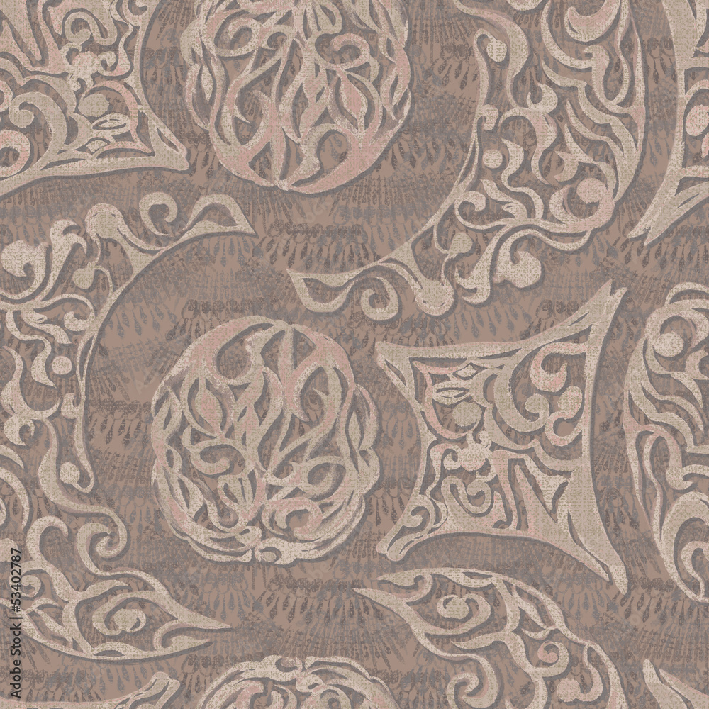 Naklejka premium Vivid repeating map