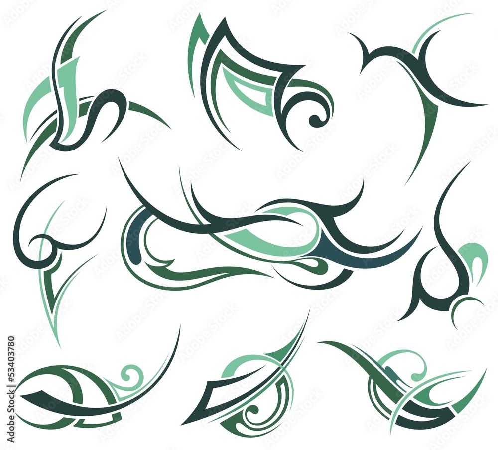 Abstract scroll pattern Abstract scroll pattern