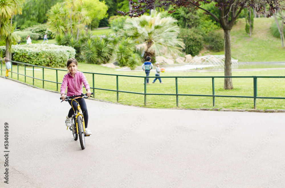 Girl with Bicycle Girl with Bicycle