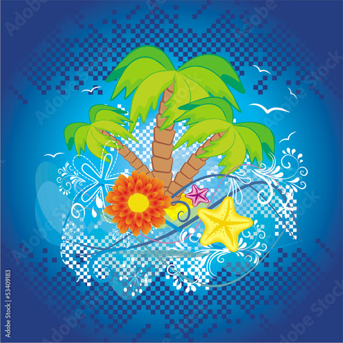 sommerlicher Hintergrund