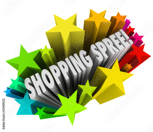 Photos Shopping Spree Words Stars Winner Sweepstakes Prize