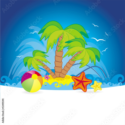 sommerlicher Hintergrund