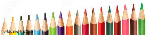 crayons de couleurs photo