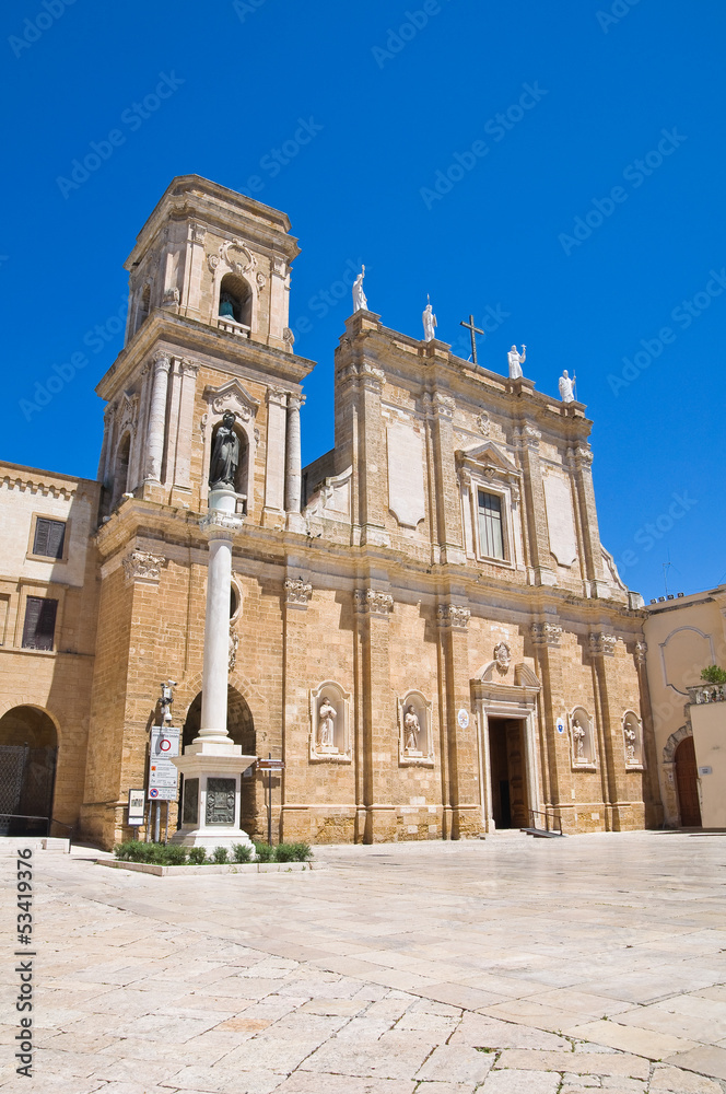Basilica Cathedral of Brindisi. Puglia. Italy.