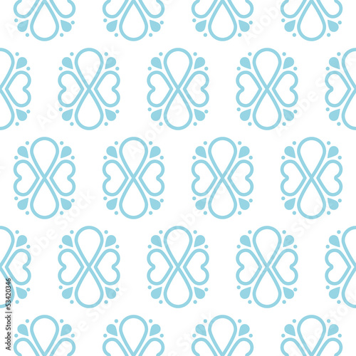Pattern hearts, dots & drops