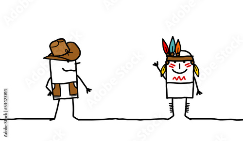 cow-boy & indian