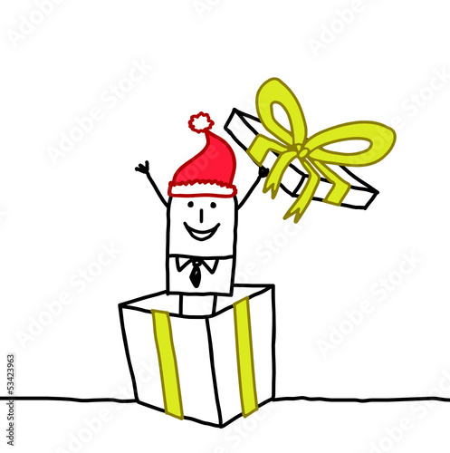 Santa & gift