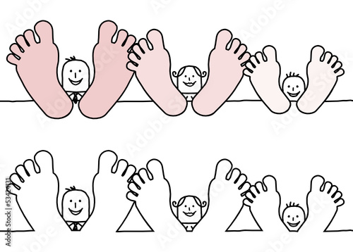 big feet family