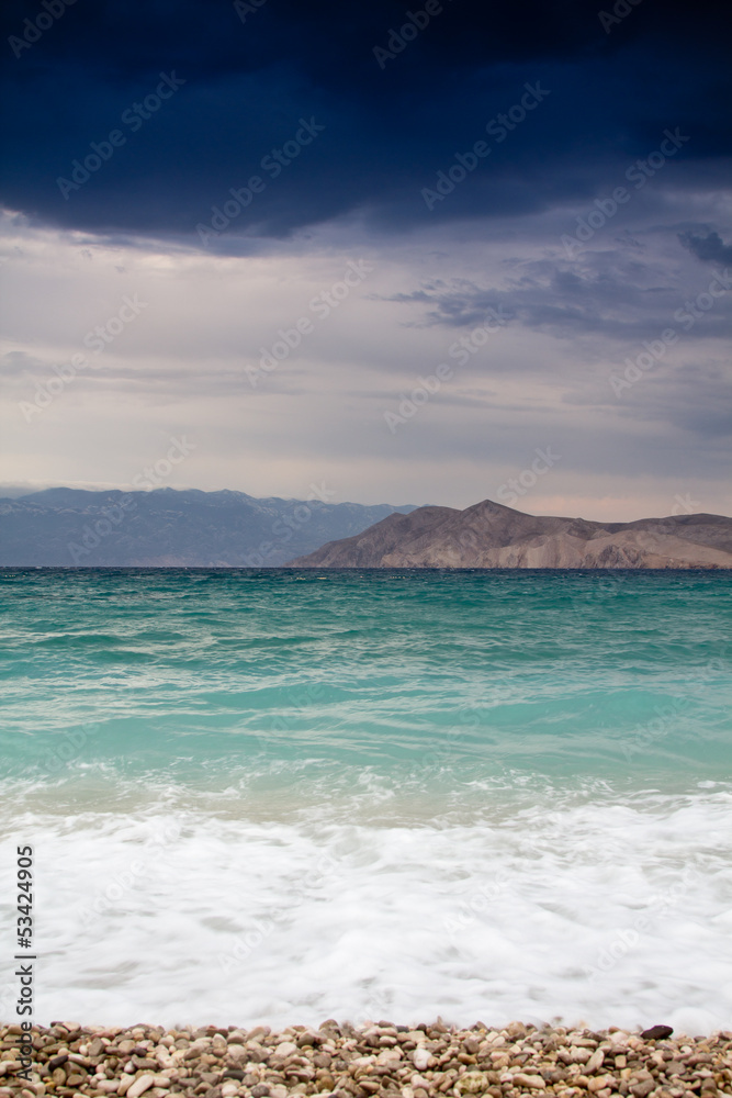 mountains in Croatia Baska