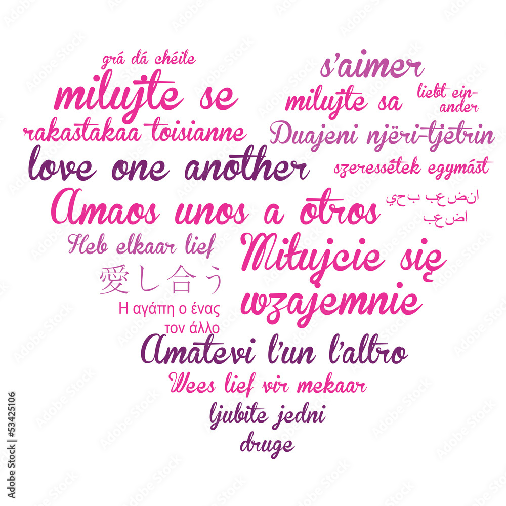 ..heart in many languages ..heart in many languages