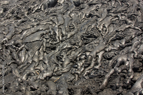 Obraz na płótnie Pahoehoe lava landscape