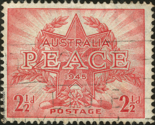 Postage Stamp peace photo