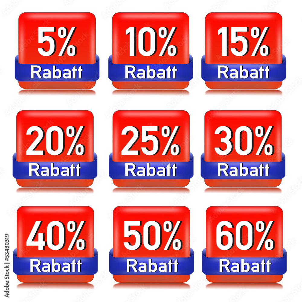 Rabatt Button Set rot #160618-svg02 Rabatt Button Set rot #160618-svg02