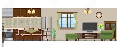 Living room / Dining room / Kitchen_Type4