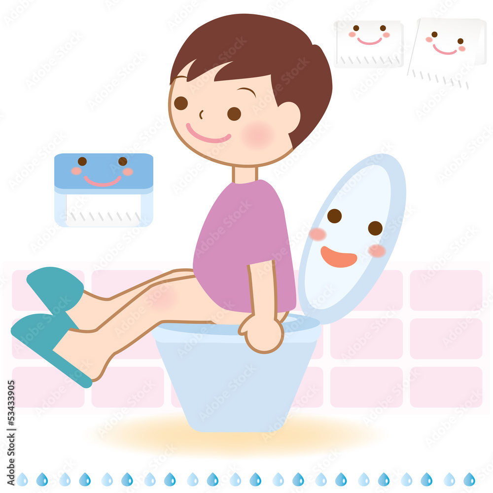 トイレトレーニング 子ども イラスト Stock Vector Adobe Stock