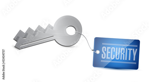Keys of Security Concept Illustration design