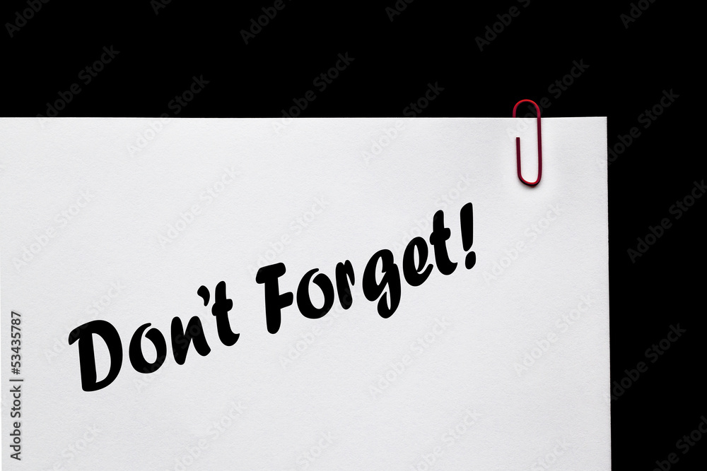 Memo - Remember! Note & Paper Clip Reminder. Memo - Remember! Note & Paper Clip Reminder.