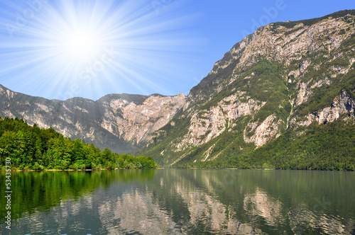 Lake Bohinj in Julian Alps - Slovenia
