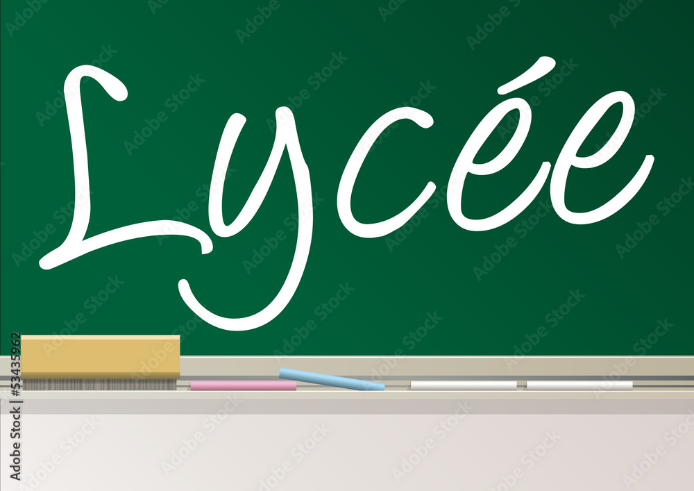 TABLEAU_Lycee Stock Vector | Adobe Stock