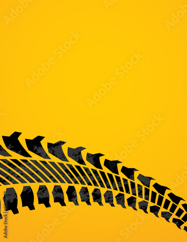 tire track background with special design