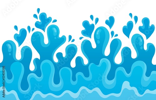 Water splash theme image 3
