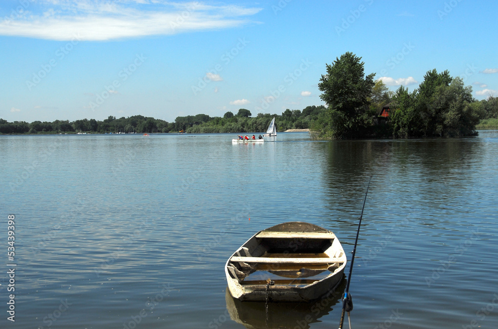 Wassersport in den Rheinauen