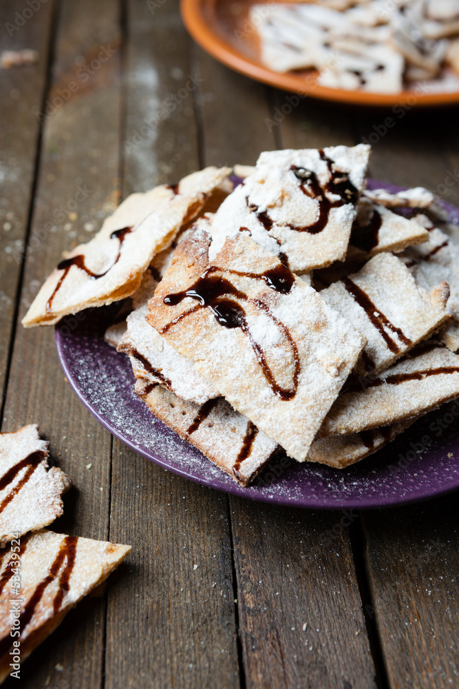 homemade shortbread cookies with chocolate homemade shortbread cookies with chocolate