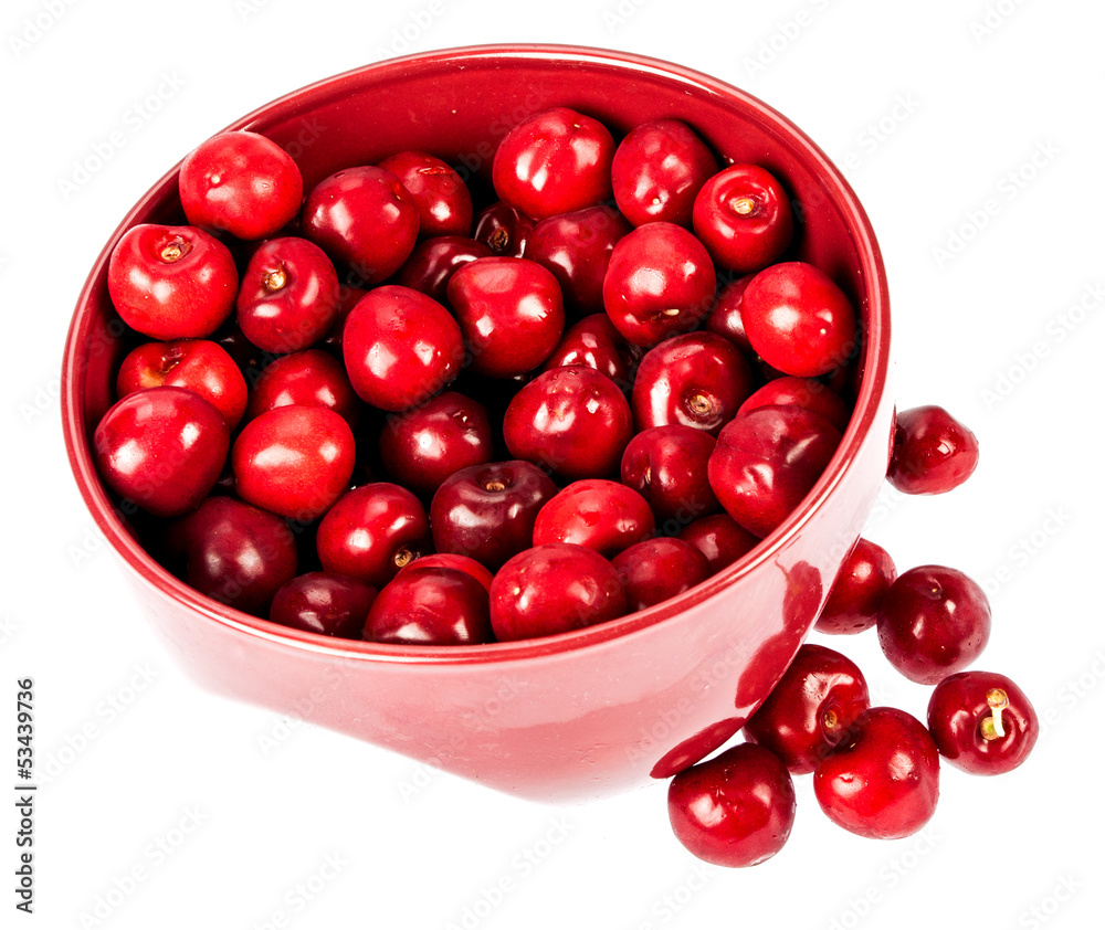 Cherries in bowl Cherries in bowl