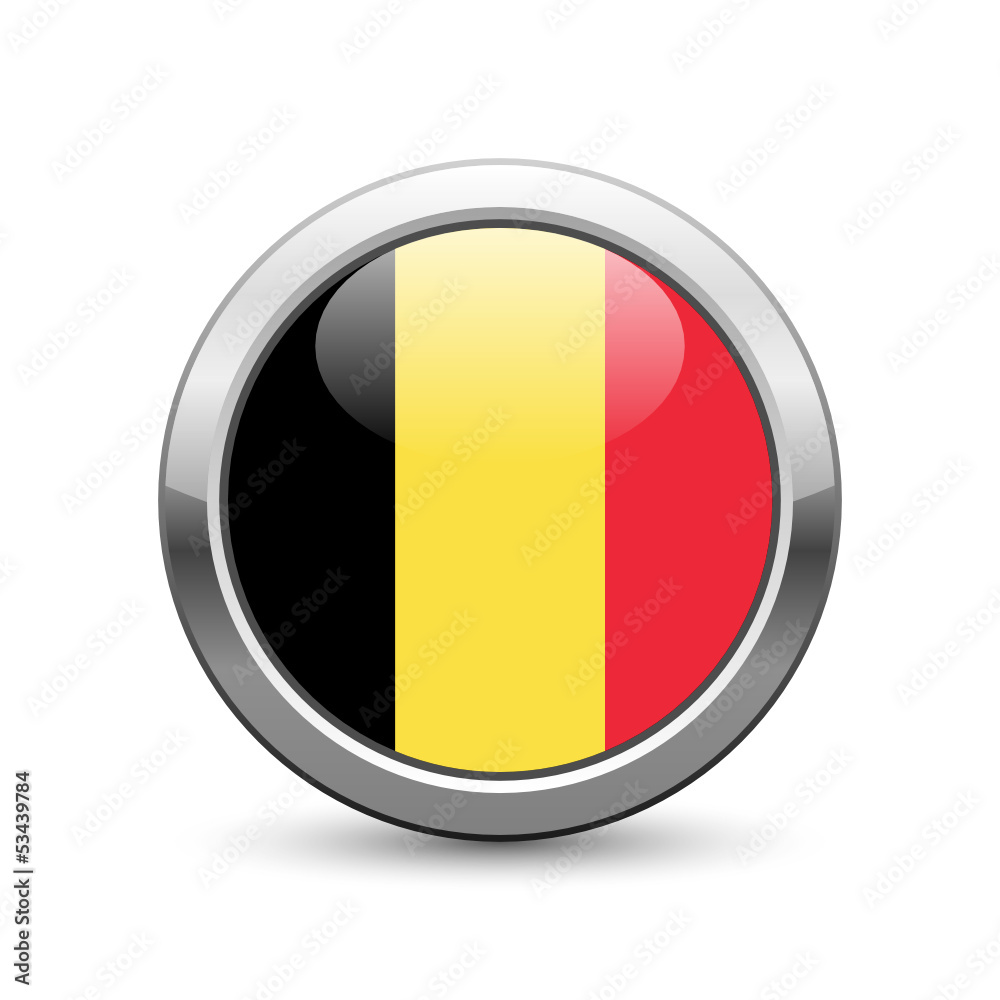 Belgian flag icon web button Belgian flag icon web button