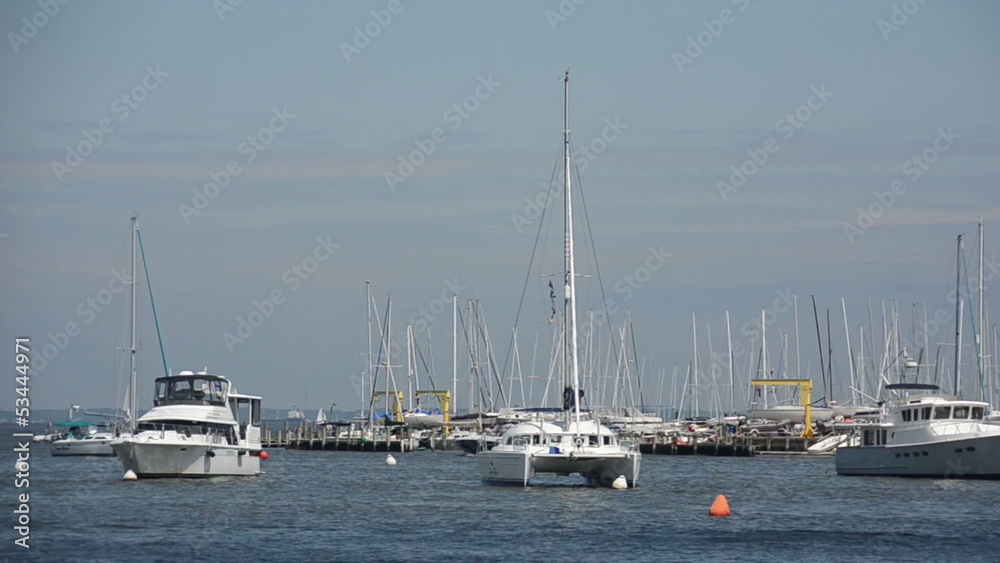 Boats in Chesaleake bay, Annapolis, maryland Boats in Chesaleake bay, Annapolis, maryland
