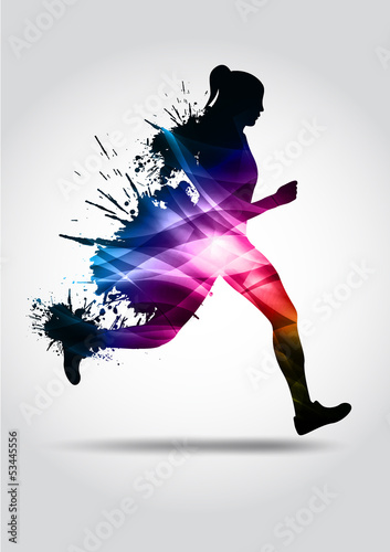 Woman running