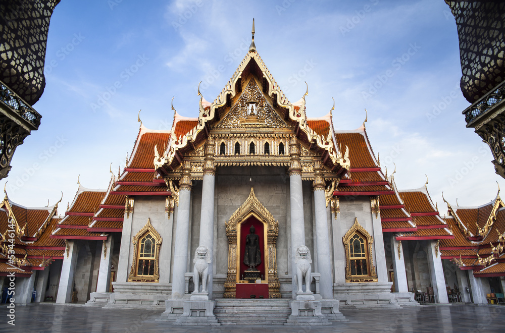 Wat Benchamabophit(Temple),tourist attraction,Bangkok,Thailand