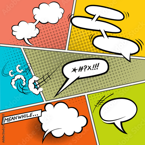 Retro Comic Speech Bubbles