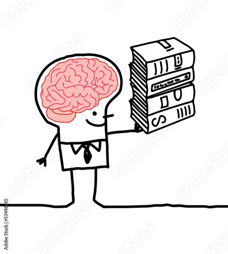 big brain & books